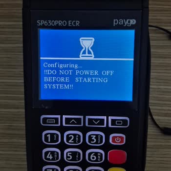Paygo SP630PRO Pos Cihazında Mavi Ekran Ve Destek Eksikliği