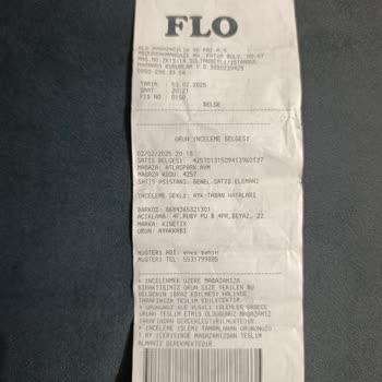 FLO Mağazasından Aldığım Ayakkabı Hayal Kırıklığı
