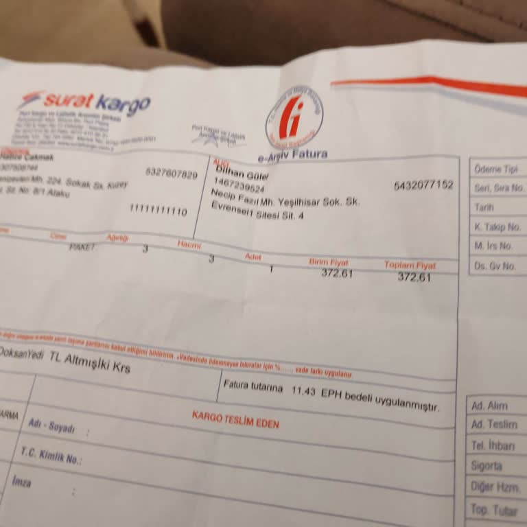 Yanlış Alınan Ödeme Ve İlgisiz Hizmet