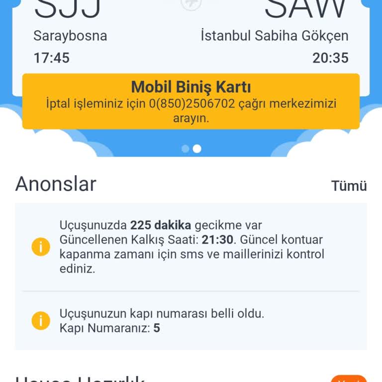 Uçuş Erteleme Ve Bilgilendirme Eksikliği Mağduriyeti
