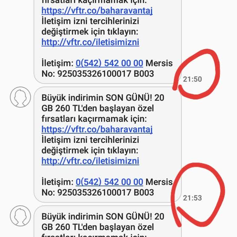 Tekrarlayan SMS'lerle Vatandaşı Usandıran Vodafone