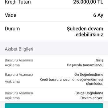 Borç Kapama Kredisi Başvurusunda Sürekli Şube Yönlendirmesi