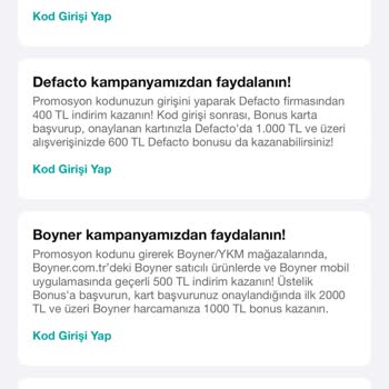 Garanti Bankası Kampanya Katılım Sorunu
