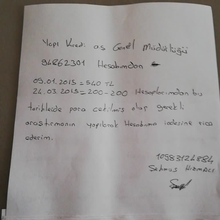 Yanlış Hesap Hareketleri Ve Haksız Suçlamalarla Mağduriyet