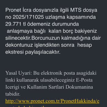Pronet İle Yaşadığım Tahsilat Sorunu