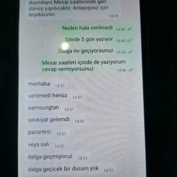 Teslim Edilmeyen Ürün Ve Sorumsuz Müşteri Hizmetleri