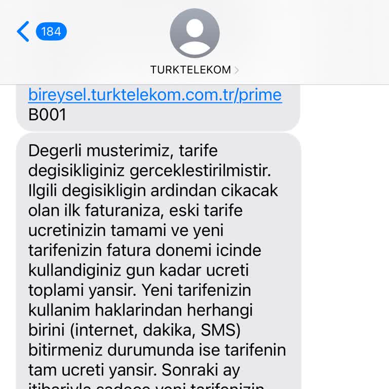 Türk Telekom'da Taahhüt Ve Fatura Sürprizi