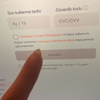 Hepsiburada'da Zorunlu Kart Kaydı Sorunu