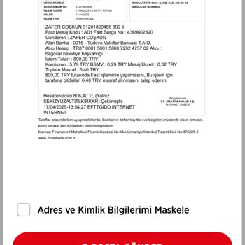Ücretsiz Hizmet Vaadiyle Alınan Ücret