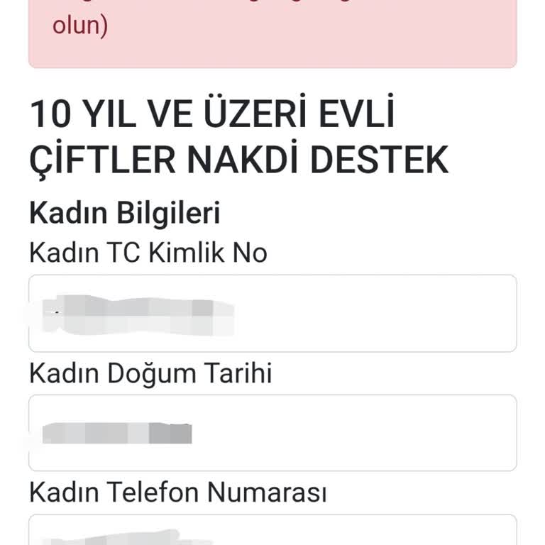 Aile Destek Başvurusu Hatalı Doğum Tarihi Nedeniyle Reddediliyor