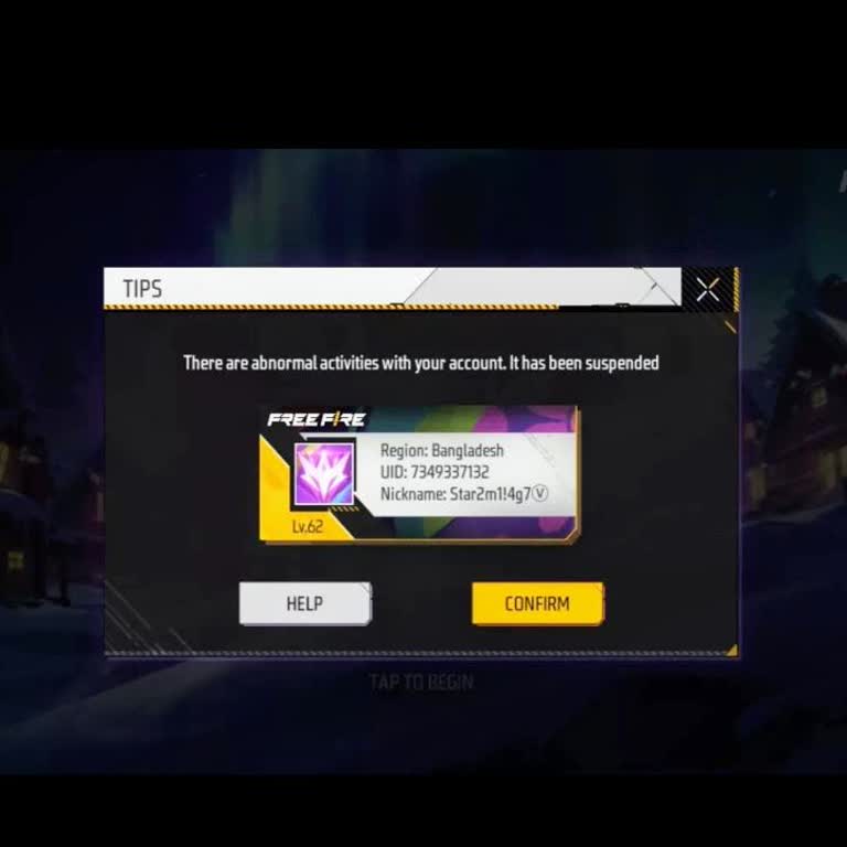 Garena Free Fire Account Unban Appeal