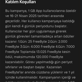 Garanti Ödüllü Oyunda Eksik Freebayt Sorunu