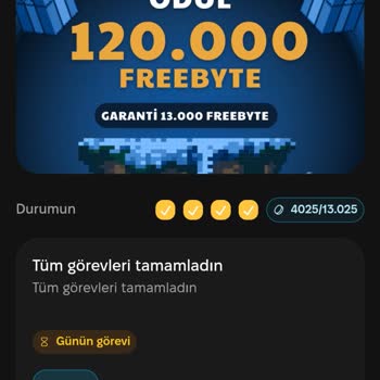 Garanti Ödüllü Oyunda Eksik Freebayt Sorunu