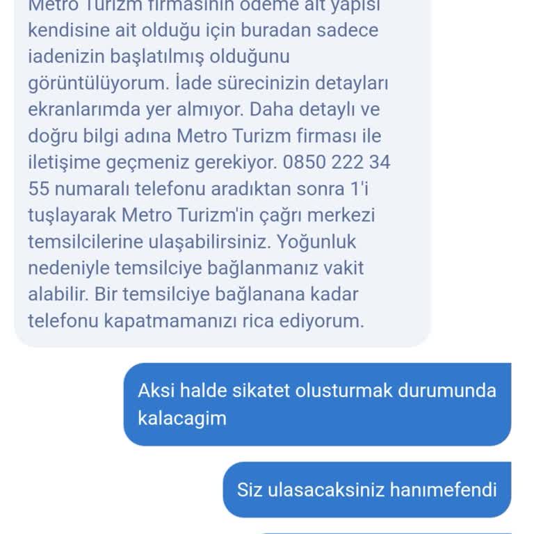 Obilet İade Sorunu Ve Destek Eksikliği