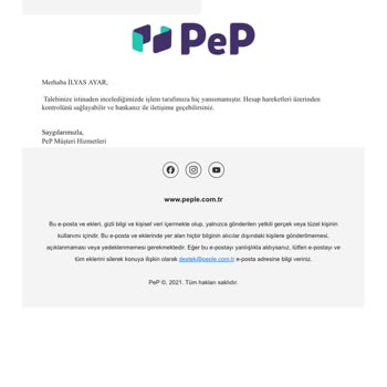 İade İşlemi Ve Hesap Kapatma Sorunu