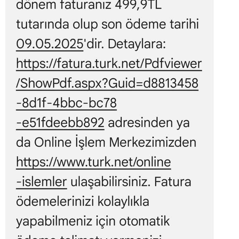 TurkNet'ten Fatura Sorunu Ve Ulaşılmaz Müşteri Hizmetleri