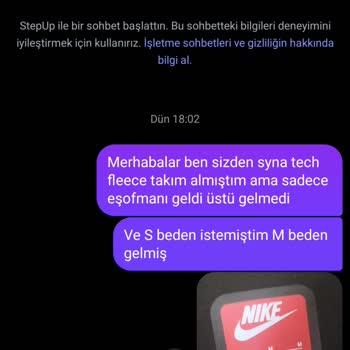 Yanlış Ürün Ve Beden Sorunu: Çözüm Bekliyorum