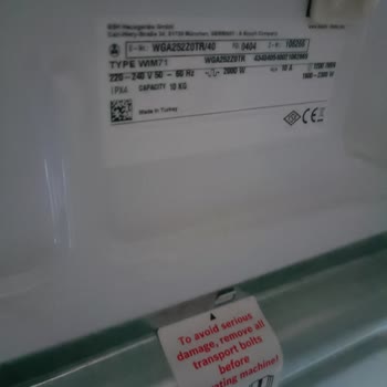 Çamaşır Makinesi Gürültü Sorunu Çözülmüyor