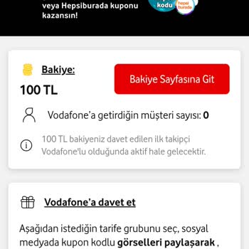 Vodafone Davet Et Kazan Kampanyasında Yaşanan Sorun