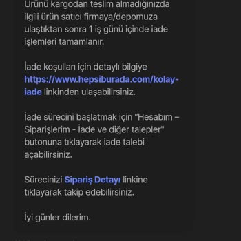 Hepsiburada'dan Alınan Klima Teslim Edilmiyor