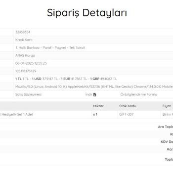 Geciken Sipariş Ve İptal Talebi