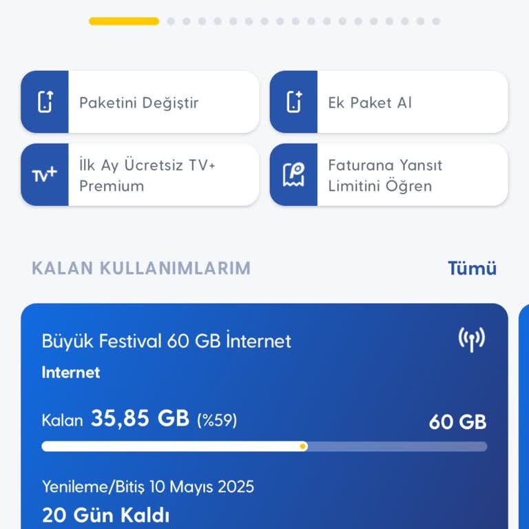 İnternet Paketi Hızla Tükeniyor