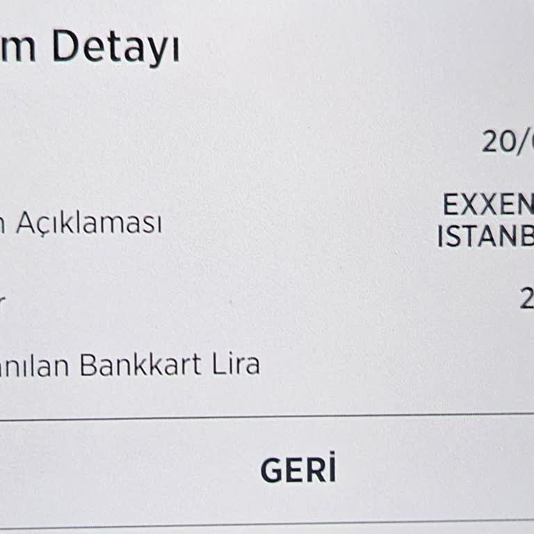 Bilgim Dışında Yapılan Exxen Alışverişi Mağduriyeti