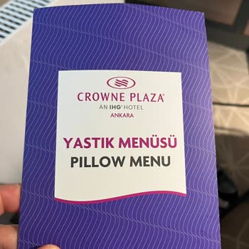 Ankara Crowne Plaza'da Hayal Kırıklığı
