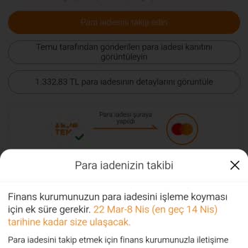 Para İadesinde Sorun Ve Güvensizlik