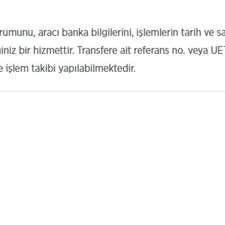 SWIFT Transferinde Yaşanan Sorun Ve Yetersiz Destek