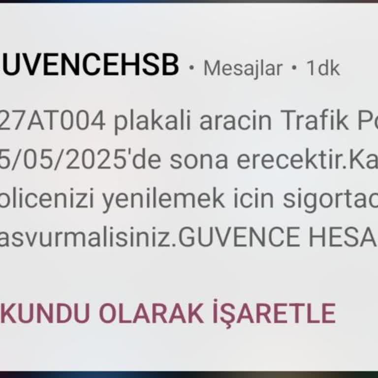 Yanlış Plaka Mesajı: Kişisel Bilgilerimin İhlali