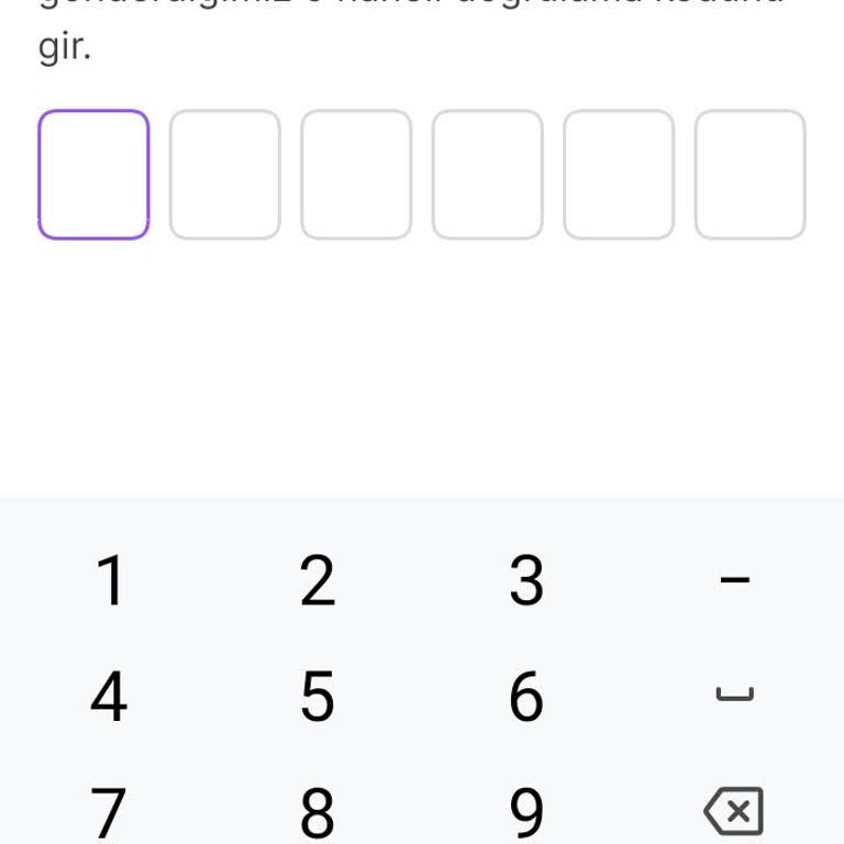 Numara Değişikliği Sonrası Giriş Sorunu