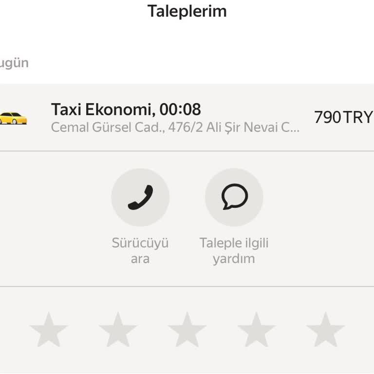 Yandex GO'da Uzayan Yol Ve Ödeme Sorunu