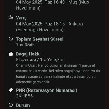 Bilet İptalinde Yüksek Cezai Bedel Şoku