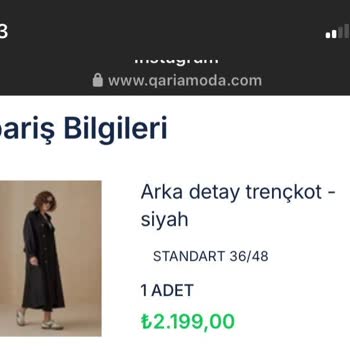 Trençkot Siparişi: İki Haftadır Bekliyoruz!