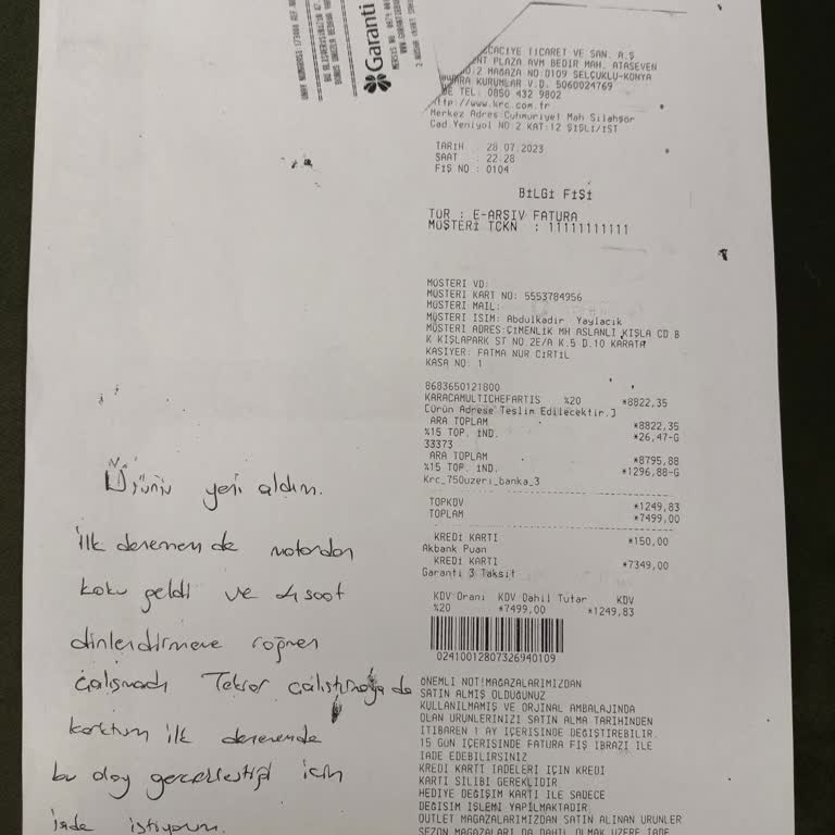 Karaca Multichef Mikser Sorunu Ve Çözüm Beklentisi