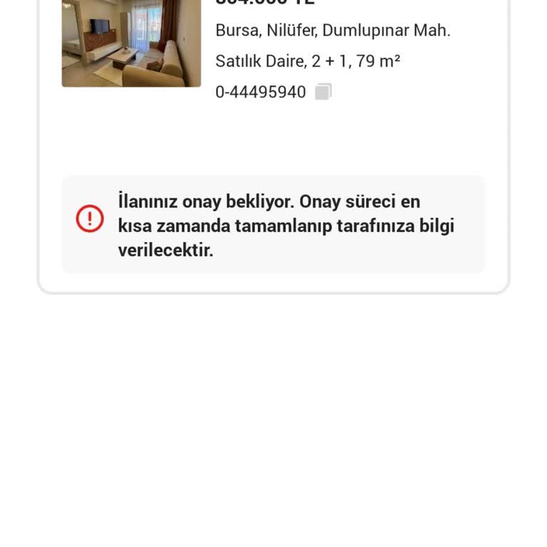 Hepsiemlak'ta İlan Onayı Bekleme Sorunu