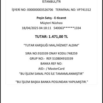 İzinsiz Kart Çekimi Ve Acil Düzeltme Talebi