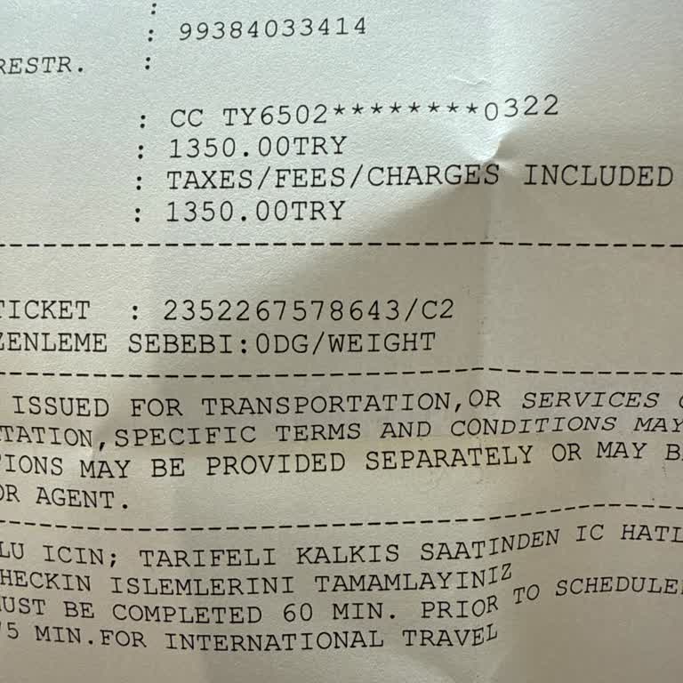 Türk Hava Yolları'nda Saygısız Hizmet Deneyimi