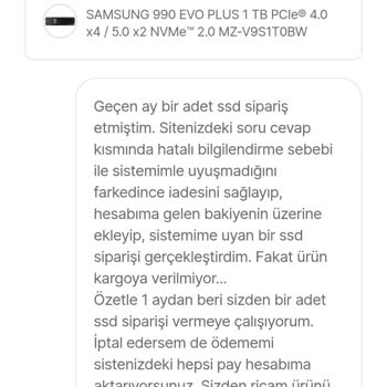 Hepsiburada'da Yanıltıcı Bilgilendirme Ve Geciken Kargo Sorunu