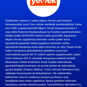 Migros Kupon Hatası: Kullanılamayan İndirim
