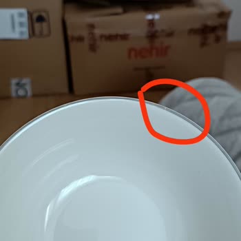 Defolu Yemek Takımları Ve Yetersiz Kontrol