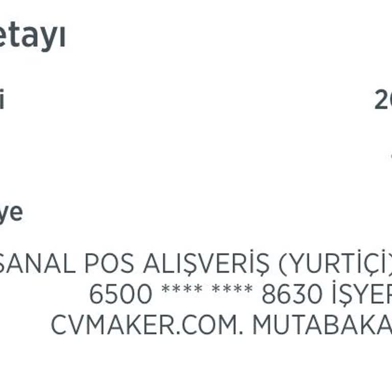 CV Marker'dan İzinsiz Ücret Çekimi: Müşteri Mağduriyeti