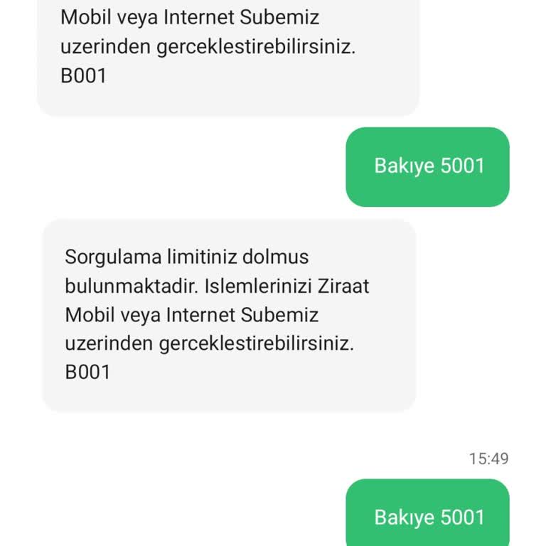 Bakiye Sorgulama Limiti Sorunu Ve İnternet Bankacılığı Erişimi