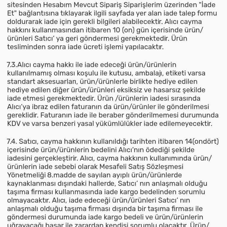 Tofisa Ücretsiz İade Anlaşmazlığı: Kargo Ücreti Şoku