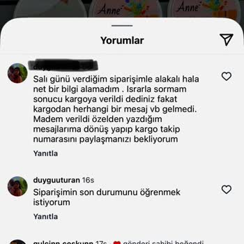 Kargoya Verilmeyen Ürünler Ve Sessiz Kalan Firma