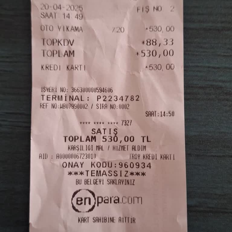 Podium Oto Yıkama Üsküdar Fazla Ücret