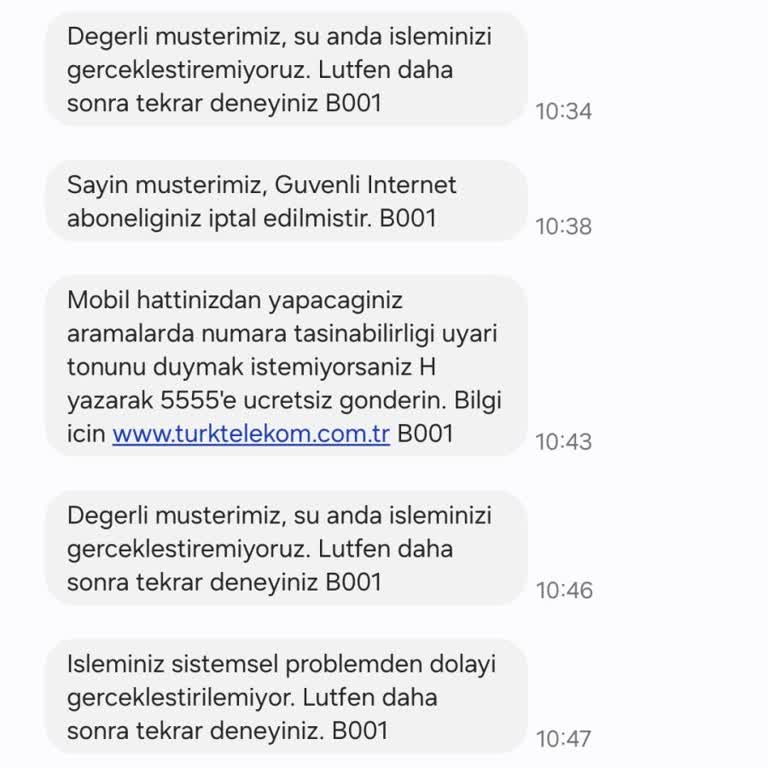 Yeni Operatör Geçişinde Paket Sorunu