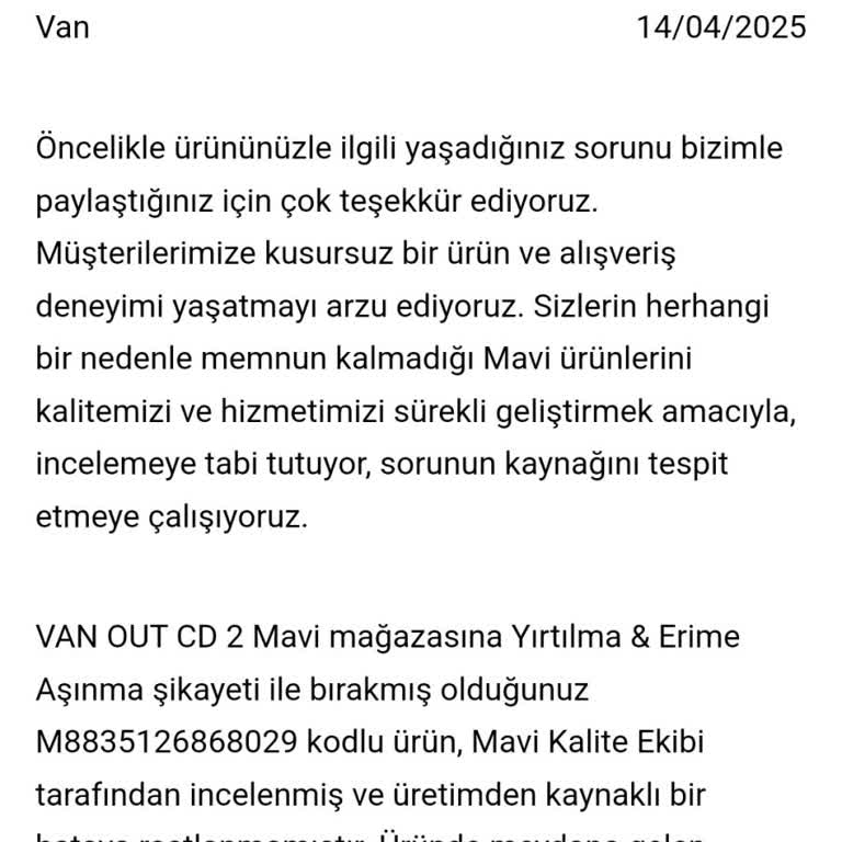 Mavi Şube Pantolon Şikayeti: Kullanıcı Hatası Mı, Ürün Hatası Mı?