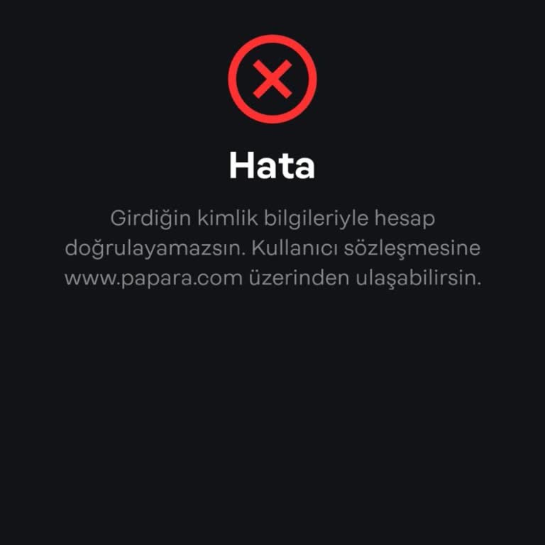 Papara Hesabımın Açıklama Yapılmadan Kalıcı Olarak Bloke Edilmesi